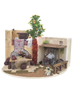 Animated Scene with Oliver Blacksmith and Cooper, 10 cm