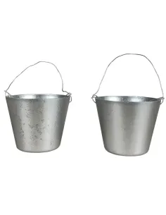 Set 2 secchi in pvc per statue da 20 cm