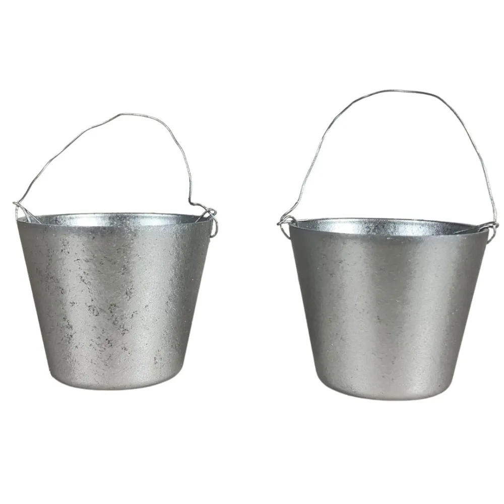 Set of 2 PVC Buckets for 20 cm Nativity Figures