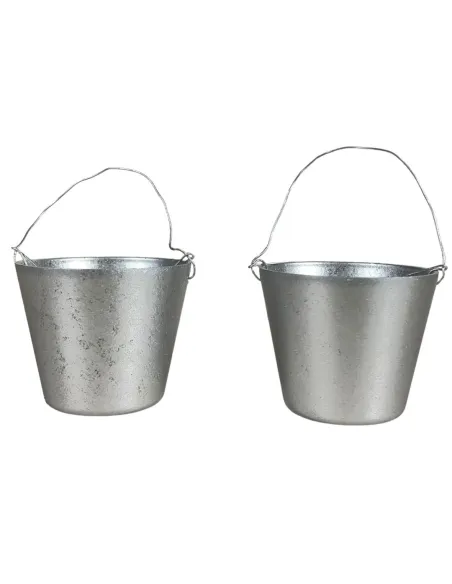 Set 2 secchi in pvc per statue da 20 cm