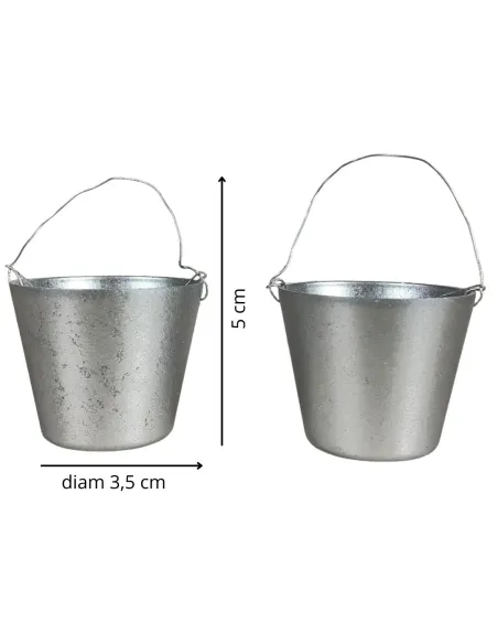 Set 2 secchi in pvc per statue da 20 cm