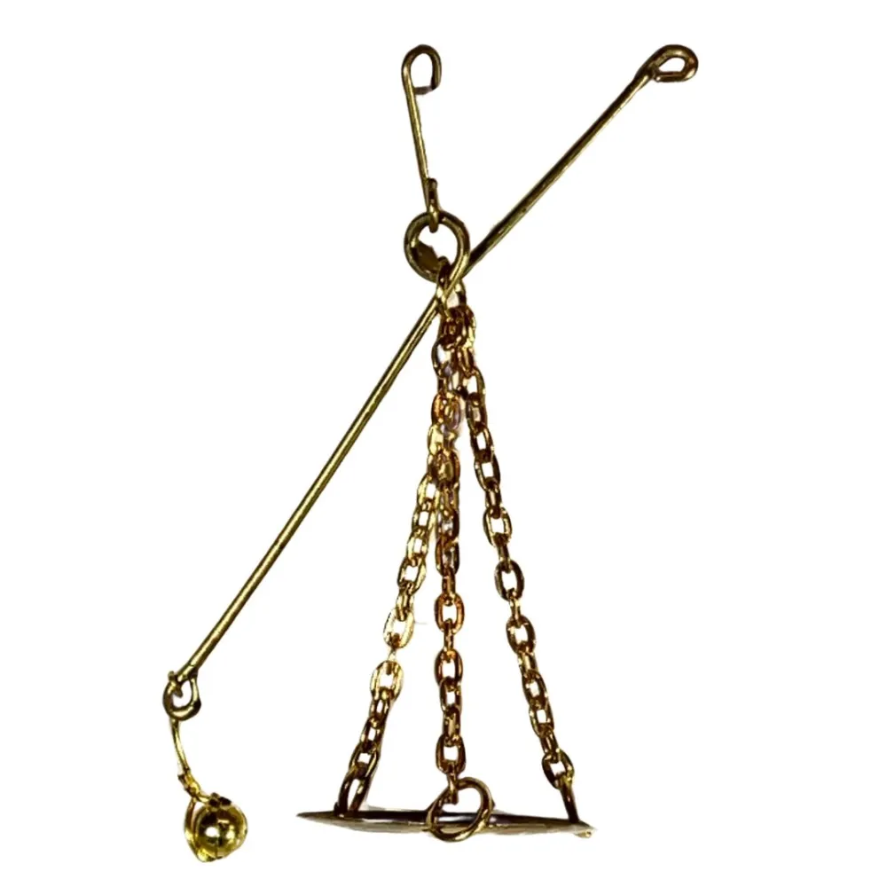 Iron Steelyard Scale for 15–20 cm Nativity Figures