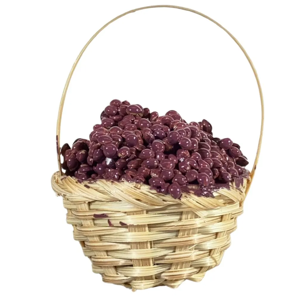 Basket with Black Grapes for 20–25 cm Nativity Figures