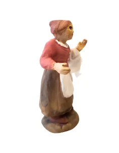 Terracotta Woman with Tea Towel, 7 cm 2