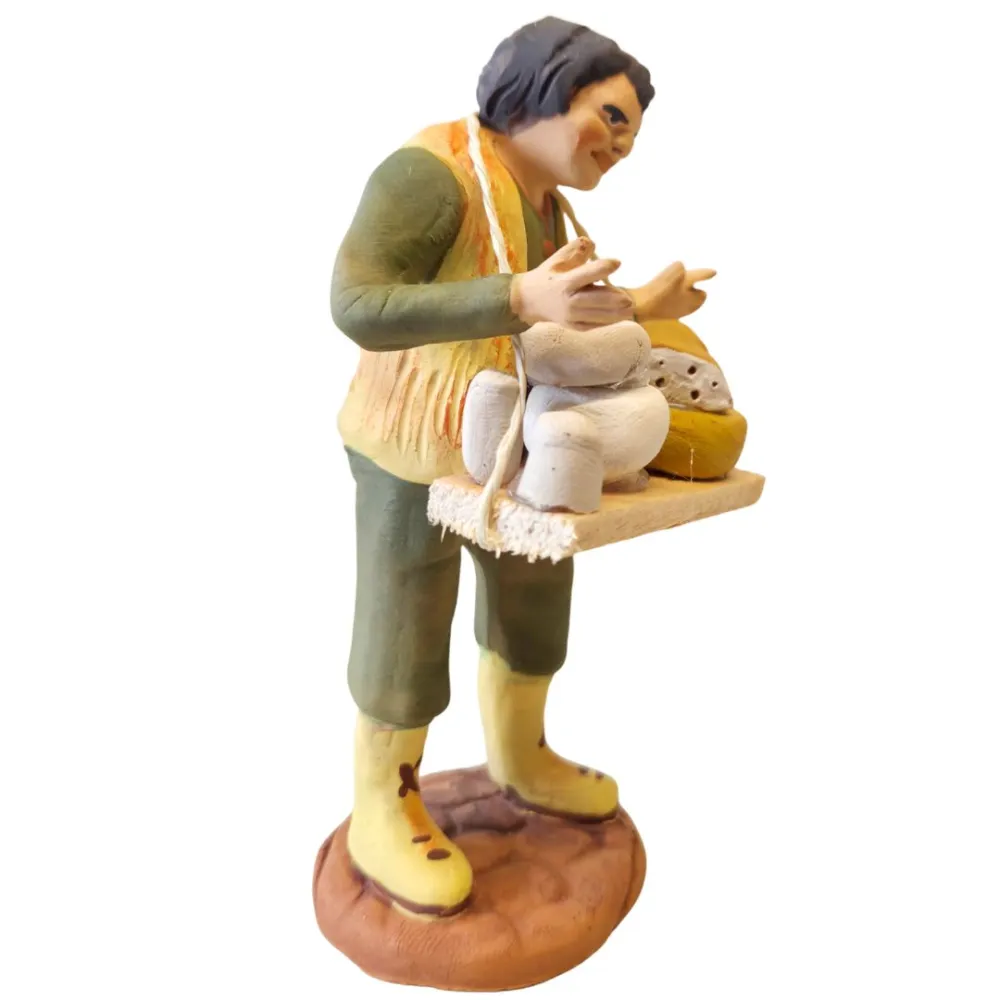 Terracotta Cheese Seller, 12 cm