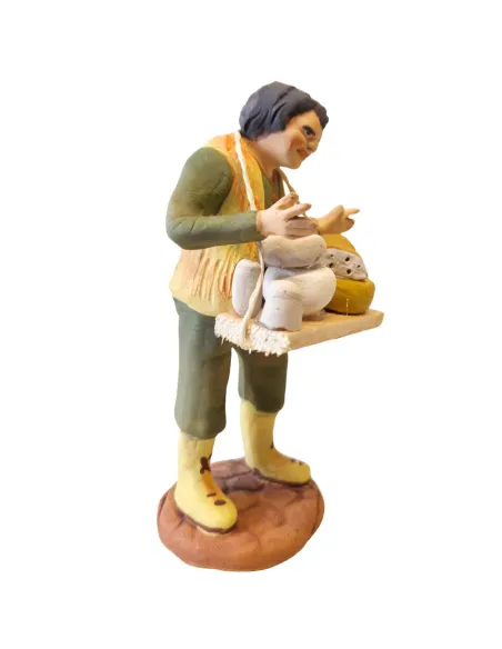 Terracotta Cheese Seller, 12 cm