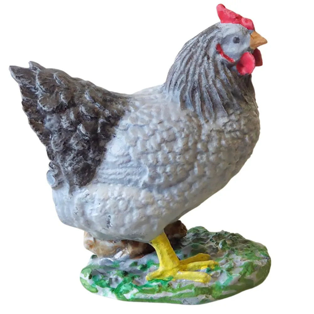 Gallina in 3D per statue da 30-35 cm