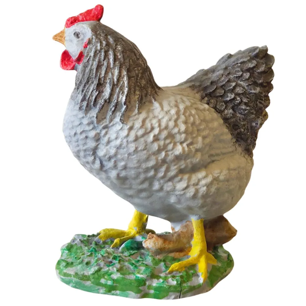 Gallina in 3D per statue da 30-35 cm