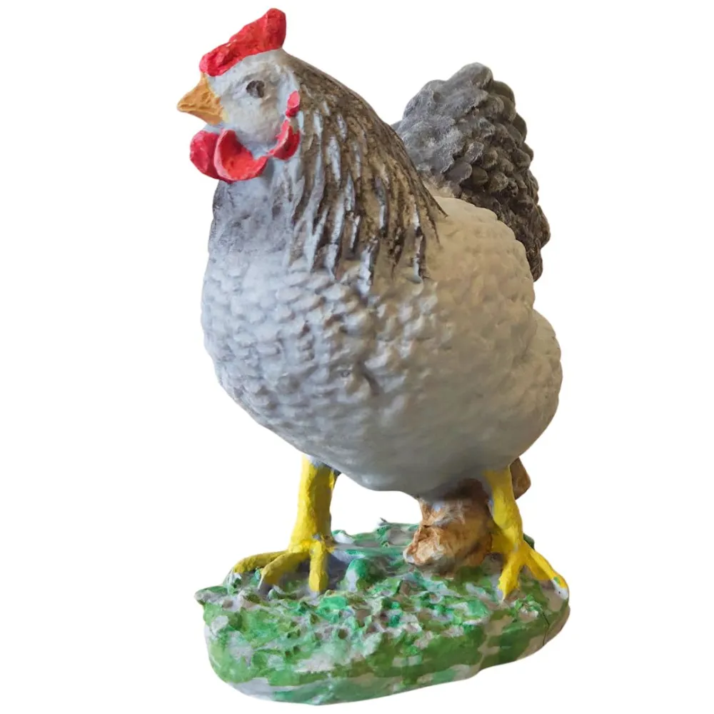 3D-Printed Hen for 30–35 cm Nativity Figures
