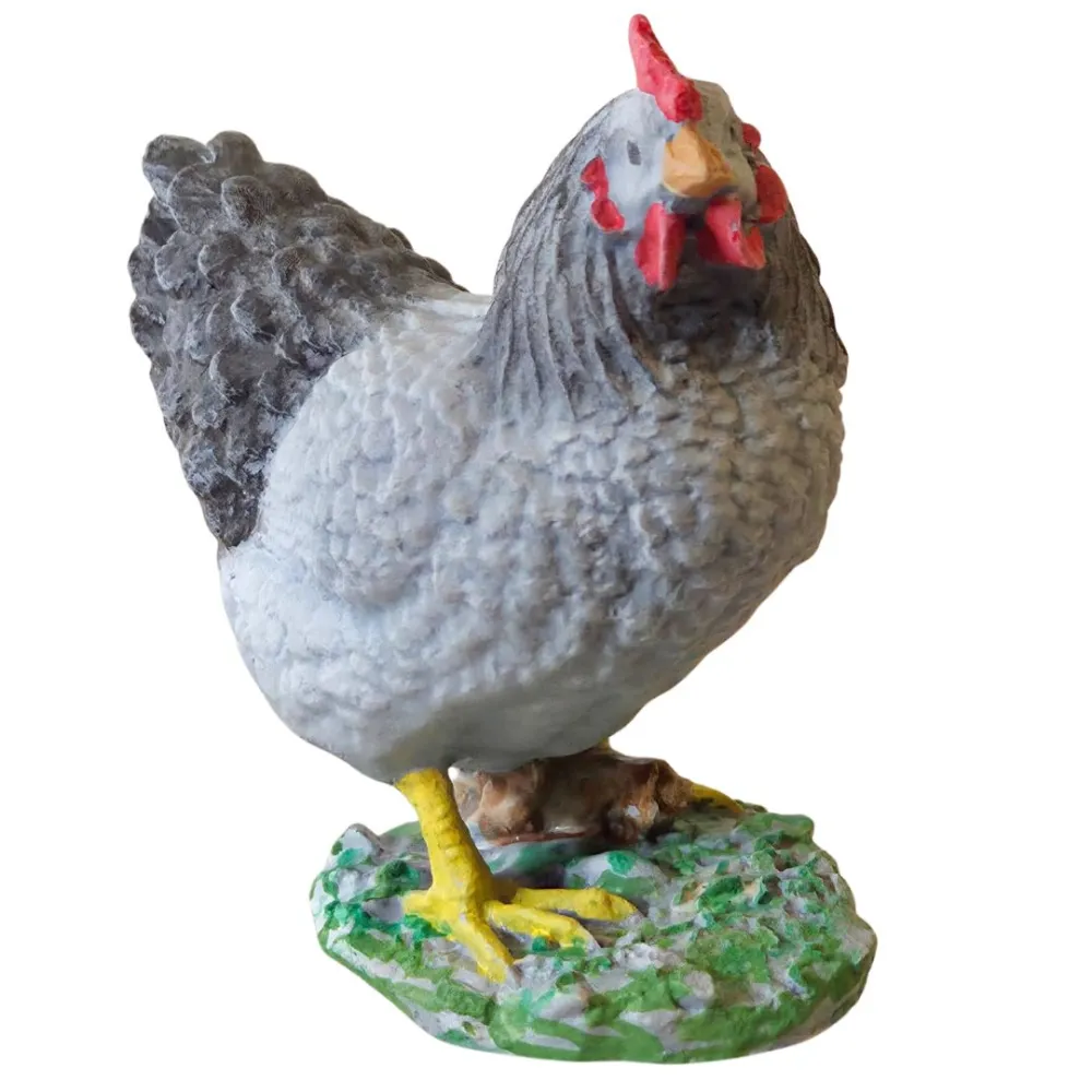 Gallina in 3D per statue da 30-35 cm