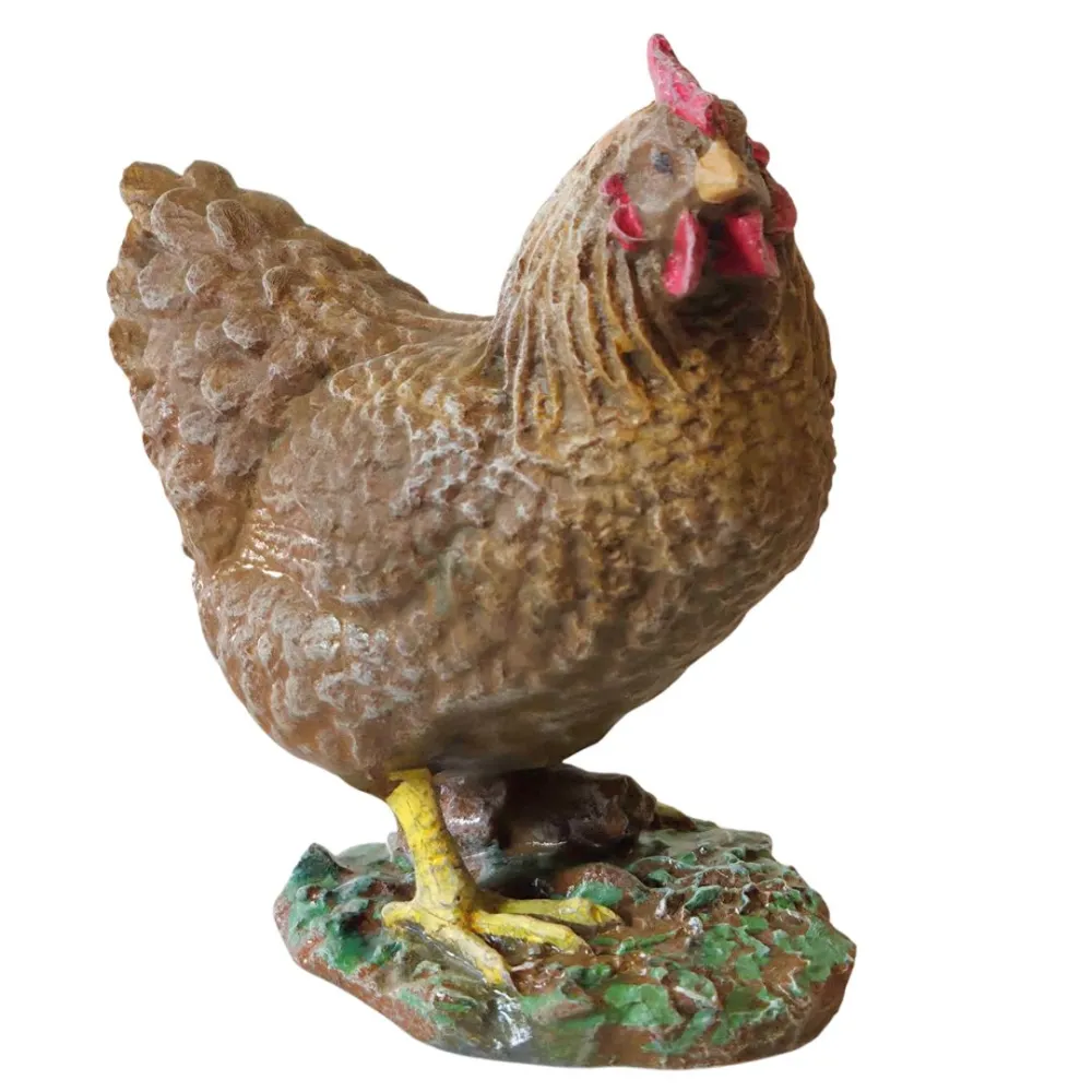 Gallina marrone in 3D per statue da 30-35 cm