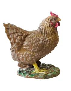 3D-Printed Brown Hen for 30–35 cm Nativity Figures