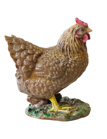 Gallina marrone in 3D per statue da 30-35 cm