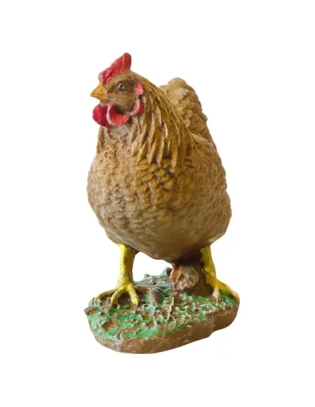 Gallina marrone in 3D per statue da 30-35 cm