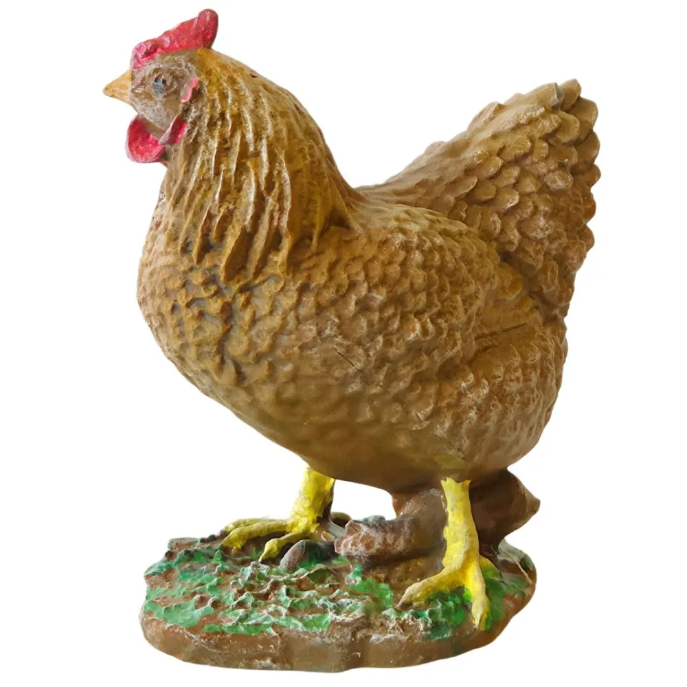 3D-Printed Brown Hen for 30–35 cm Nativity Figures