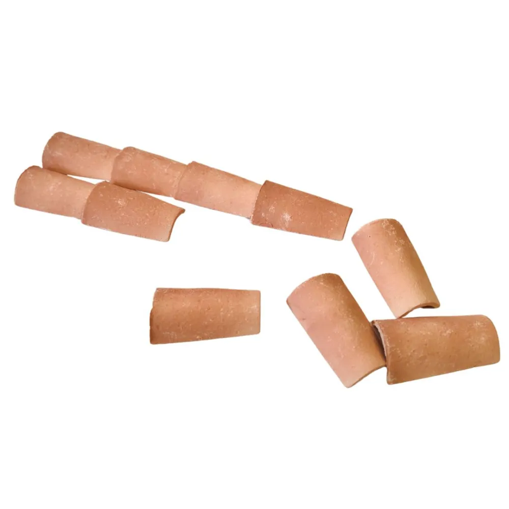 Bag of 10 Terracotta Roof Tiles for 25–30 cm Nativity Figures