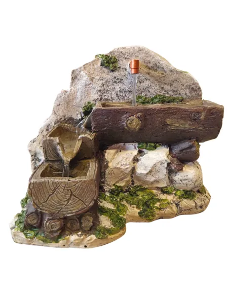 Resin Multi-Basin Fountain for 25–30 cm Nativity Figures