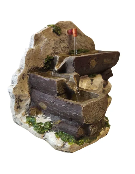 Resin Multi-Basin Fountain for 25–30 cm Nativity Figures