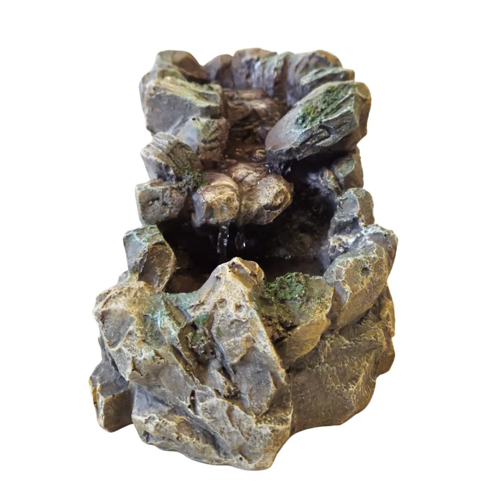 Cascata piccola in resina per statue da 15-20 cm