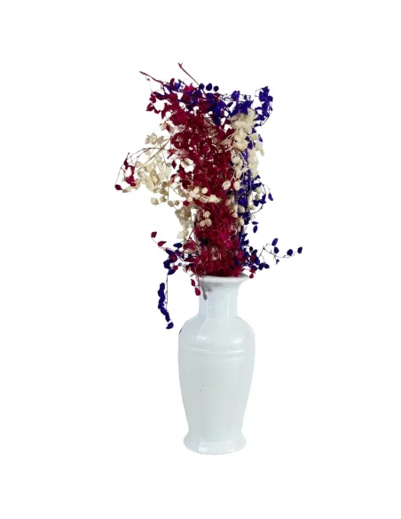 Vaso alto con fiori per statue da 15-20 cm