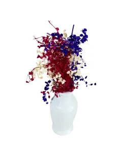Vaso alto con fiori per statue da 15-20 cm 2