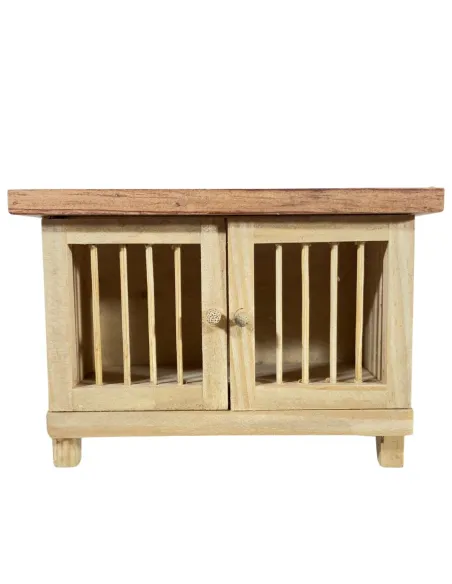 Wooden Rabbit Hutch for 12–15 cm Nativity Figures