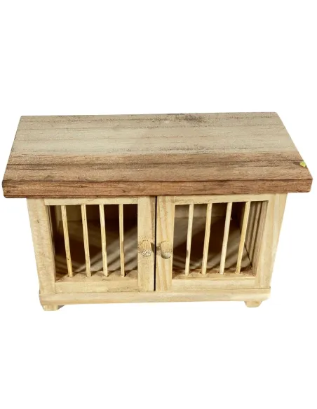 Wooden Rabbit Hutch for 12–15 cm Nativity Figures