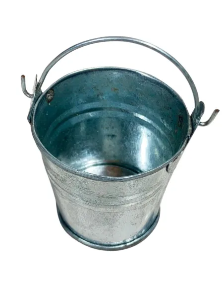 Sheet Metal Bucket with Handle for 25–30 cm Nativity Figures