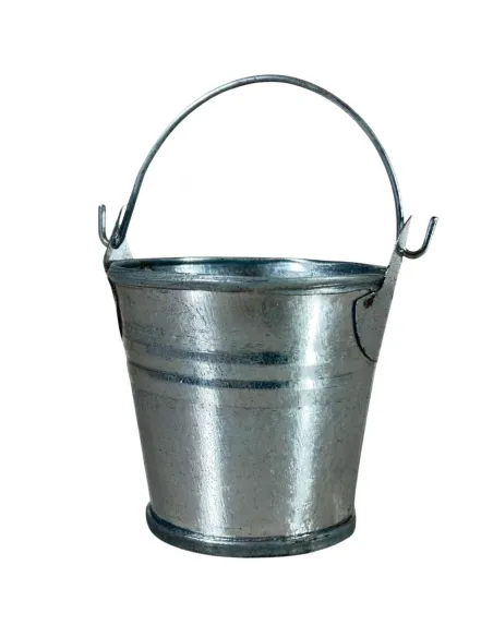 Sheet Metal Bucket with Handle for 25–30 cm Nativity Figures
