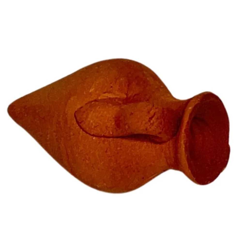 Pointed Terracotta Amphora for 12–15 cm Nativity Figures