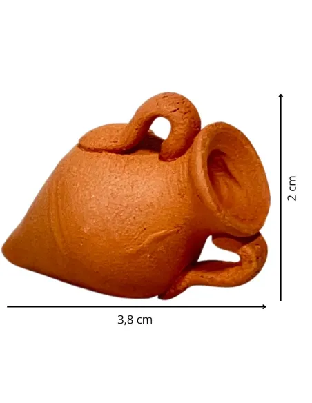 Pointed Terracotta Amphora for 12–15 cm Nativity Figures