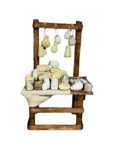 Bancarella con formaggi per statue da 10 cm 2