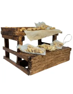 Wooden Potato Stall for 10 cm Nativity Figures 2