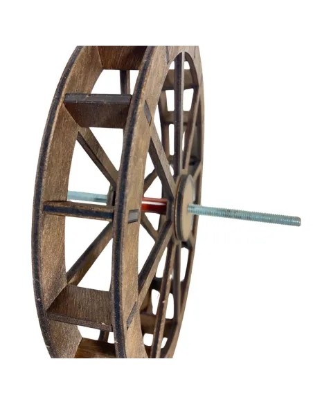 Ruota mulino in legno diametro 34 cm