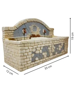Double-basin fountain for 30 cm Nativity figures 2