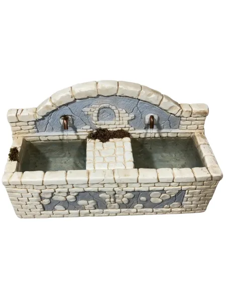 Fontana a doppia vasca per statue da 30 cm