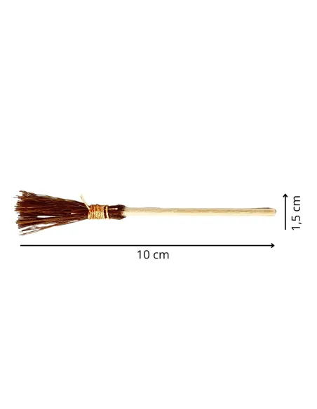 Wooden Broom for 10–12 cm Nativity Figures