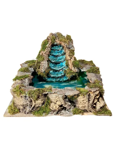 Stream with cork lake for 30 cm Nativity figures