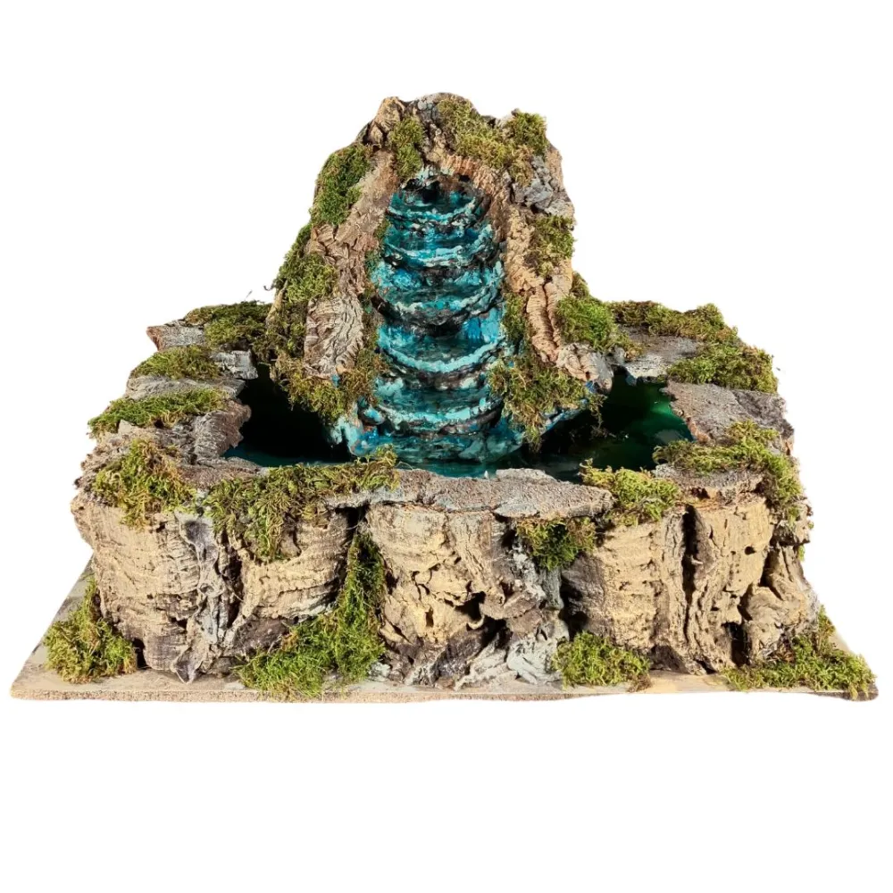 Stream with cork lake for 30 cm Nativity figures
