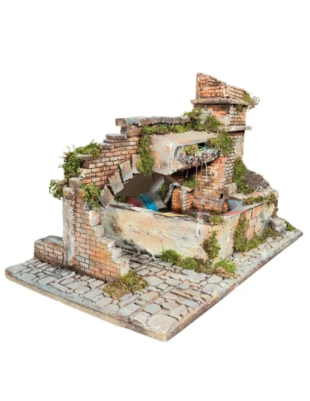 Lavatoio con torretta in sughero per statue da 20 cm