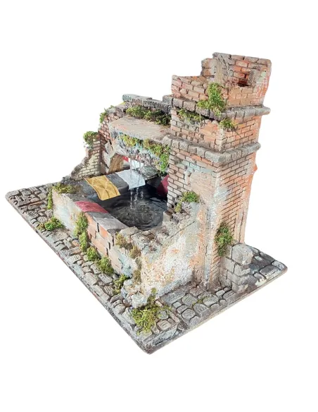 Lavatoio con torretta in sughero per statue da 20 cm