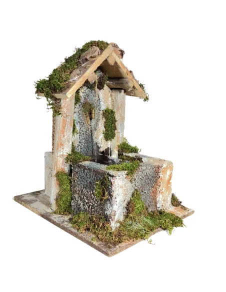 Fontana in sughero per statue da 30 cm