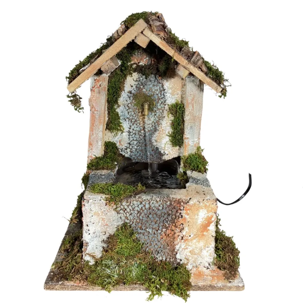 Cork fountain for 30 cm Nativity figures