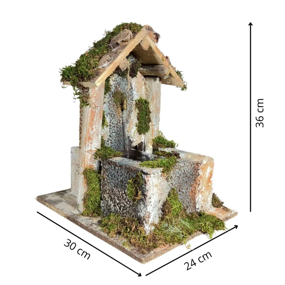 Cork fountain for 30 cm Nativity figures