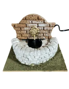 Fountain with crest for 10–12 cm Nativity figures
