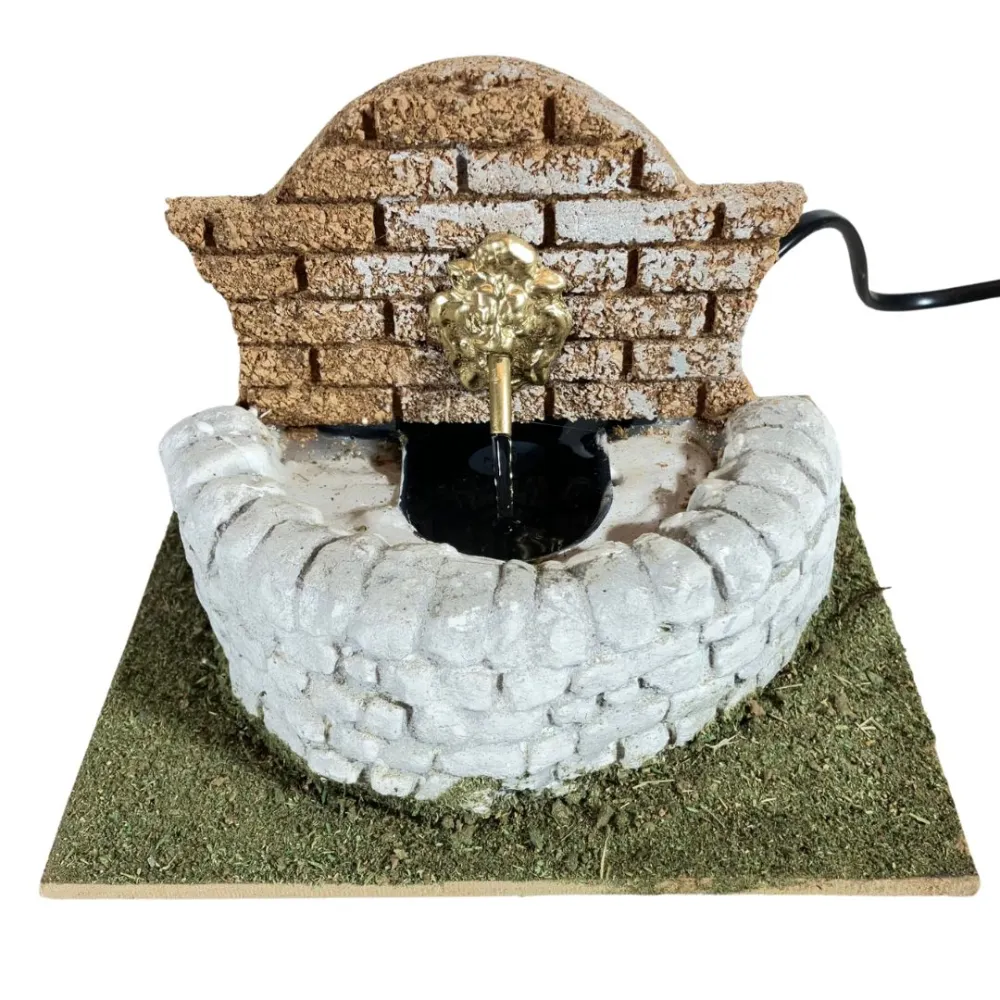 Fountain with crest for 10–12 cm Nativity figures