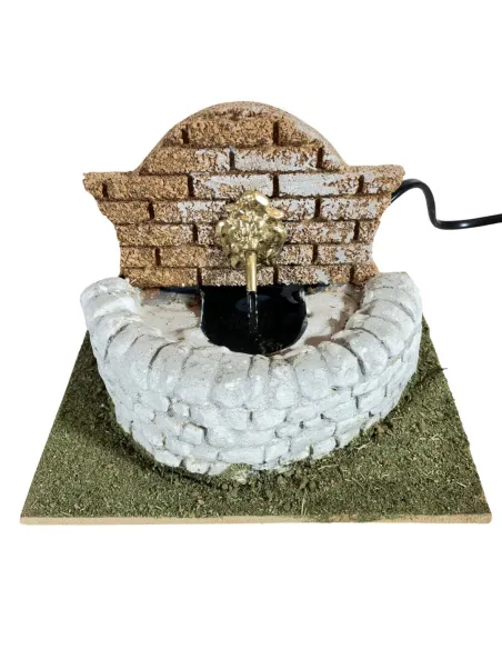 Fountain with crest for 10–12 cm Nativity figures