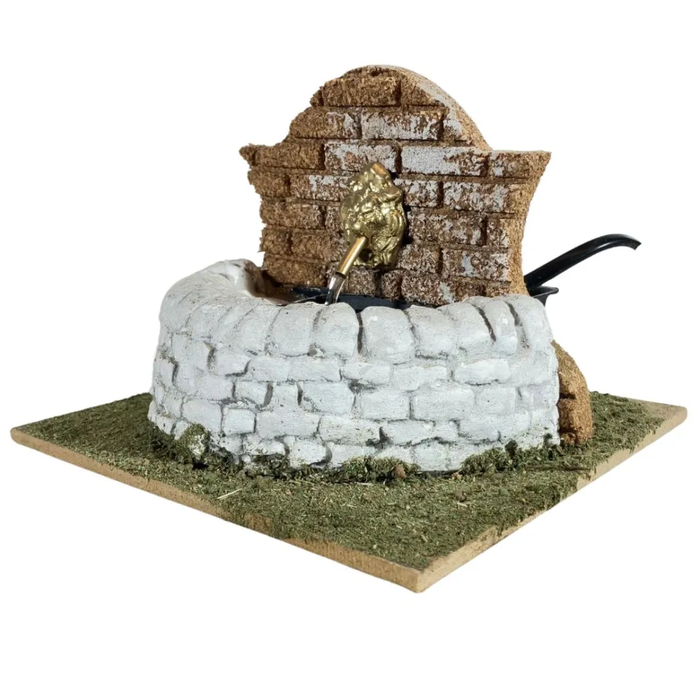 Fountain with crest for 10–12 cm Nativity figures