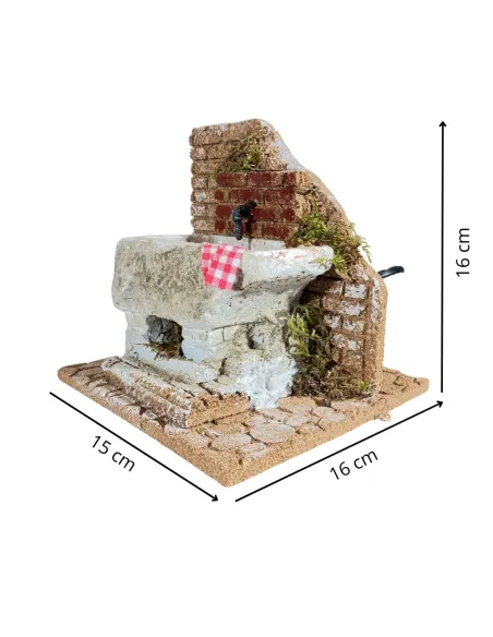 Large Wash Basin for 10–12 cm Nativity Figures