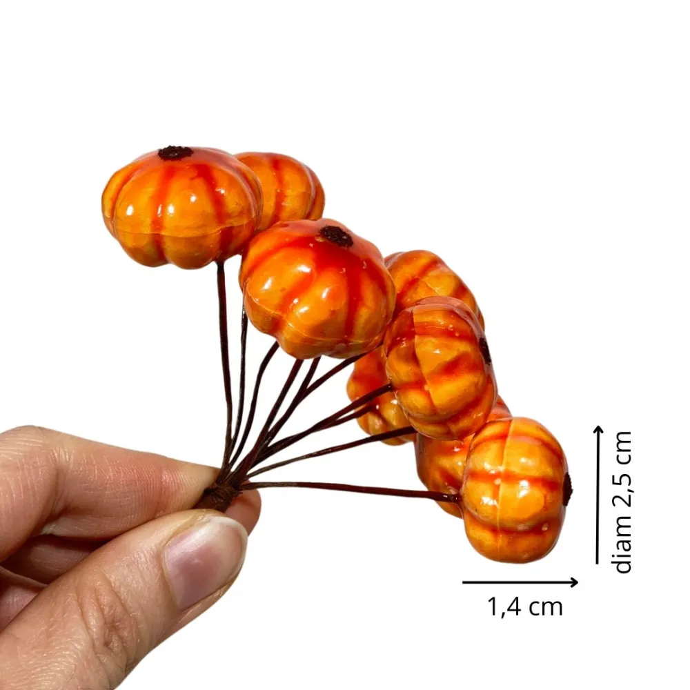 Mazzetto con 10 zucche per statue da 30 cm